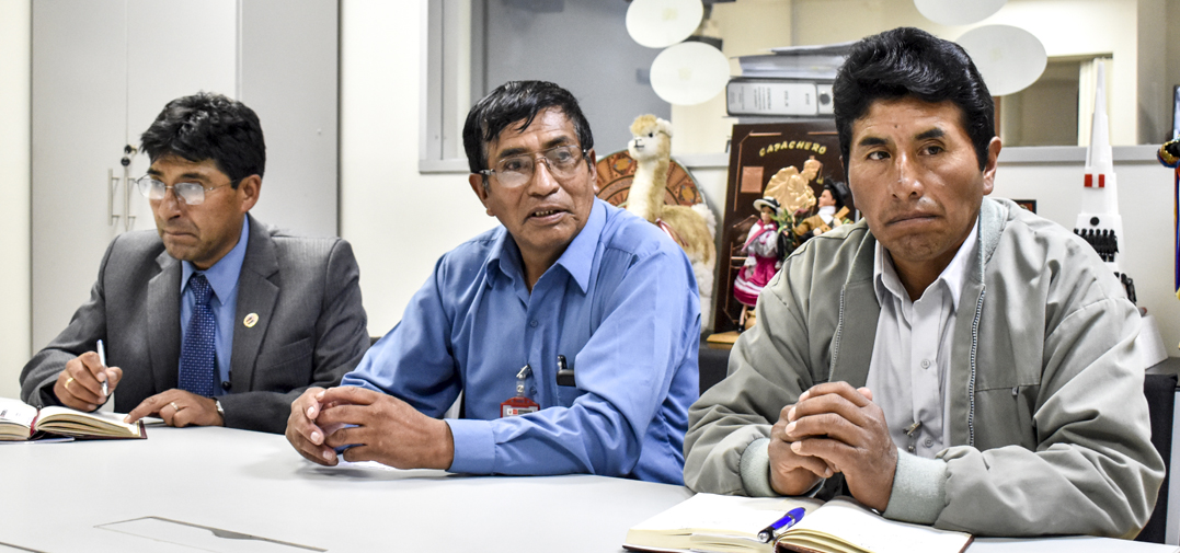 Pronied revisa el avance programado de la obra en la IE Nuestra Señora de Alta Gracia