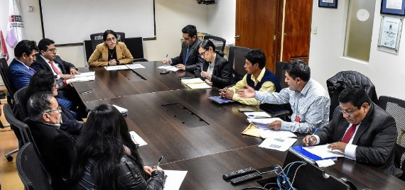 Reunión sobre la IE José María Arguedas de la Región Huancavelica